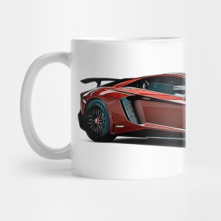 Aventador SV Cartoon Mug